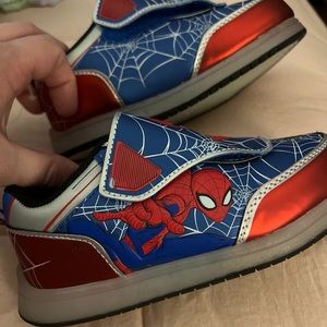 Marvel Spider Man light up shoes size 12